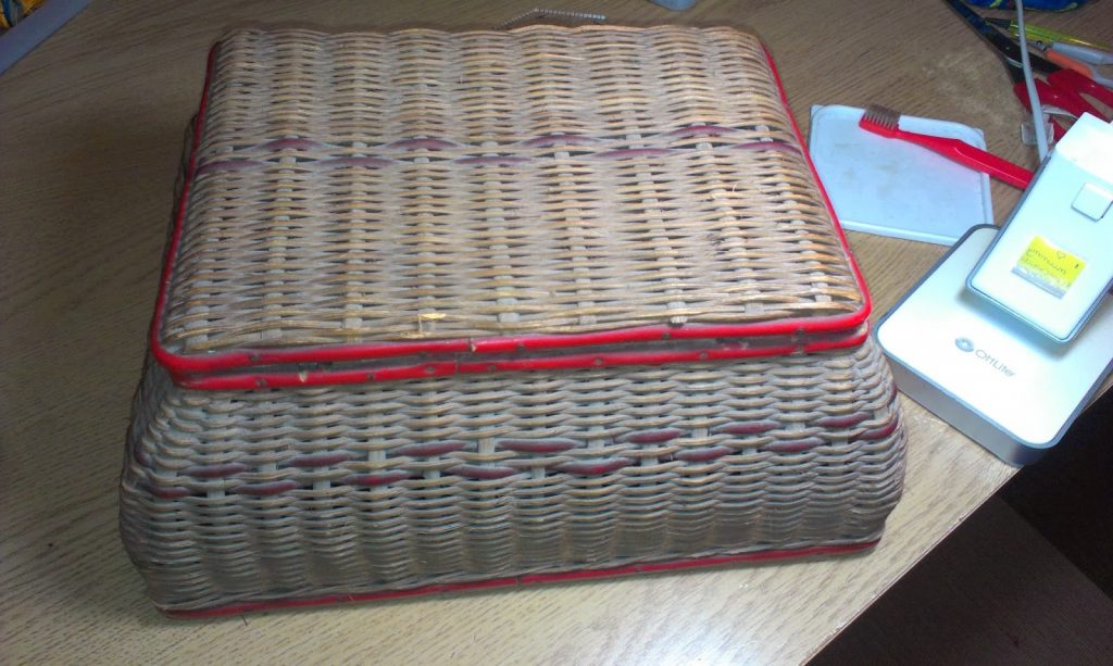 A little time and patience....What a transformation Mum's sewing box