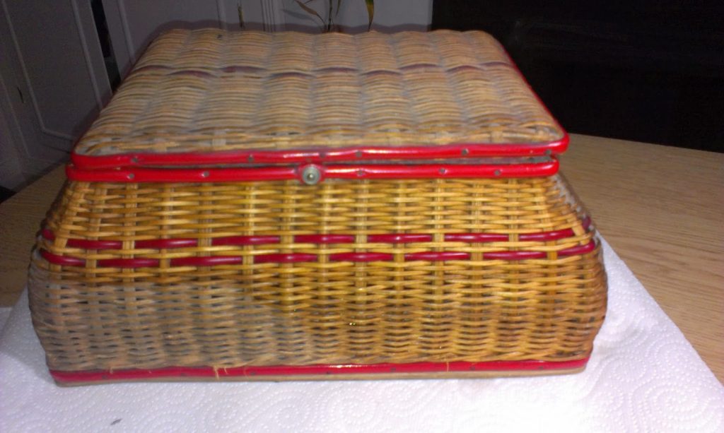 A little time and patience....What a transformation Mum's sewing box