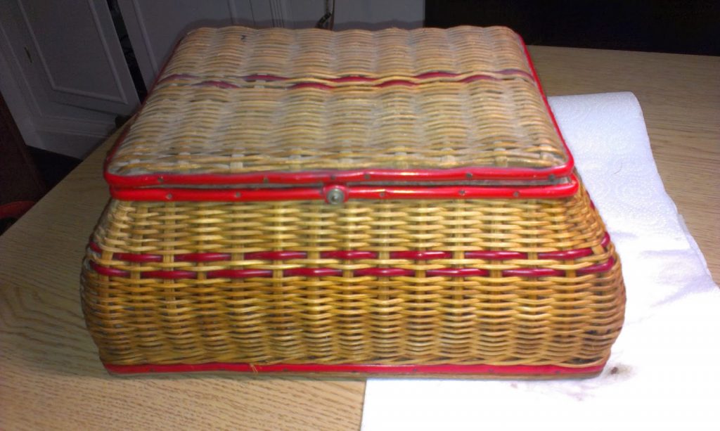A little time and patience....What a transformation Mum's sewing box