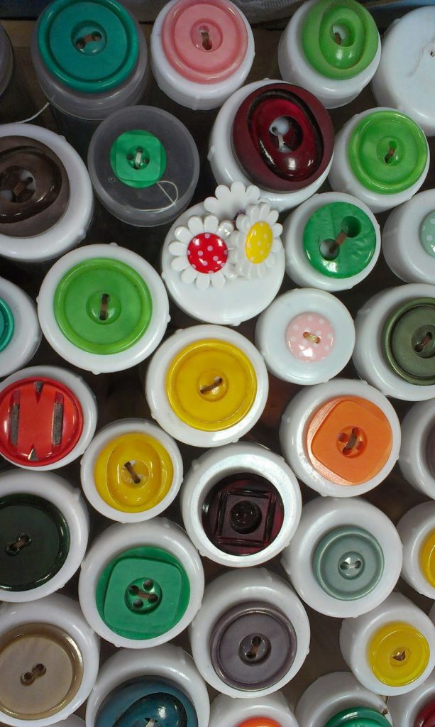 Knitting & Stitching Show, Olympia 2014 - buttons