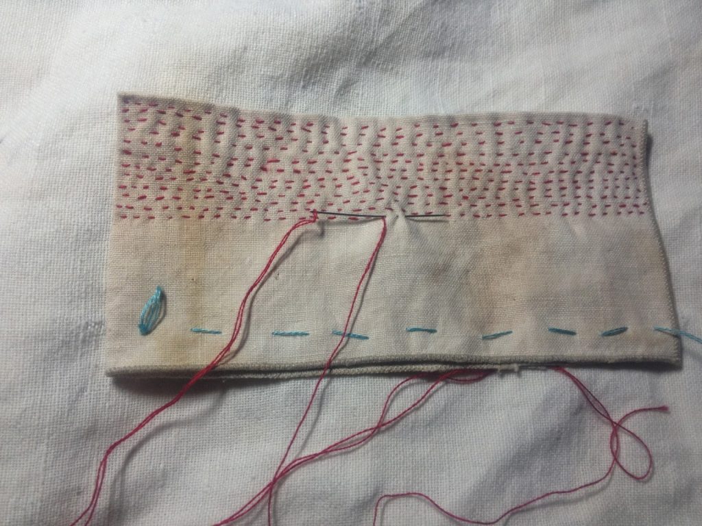 hand sewing - kantha stitches