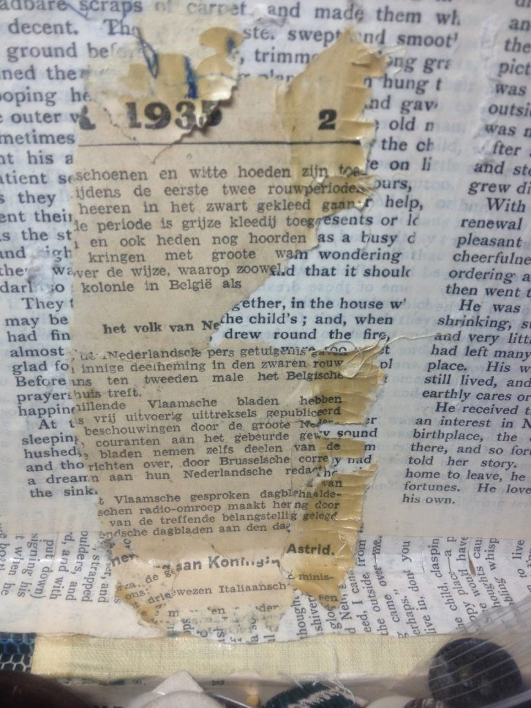newspaper that had been hidden since 1935.