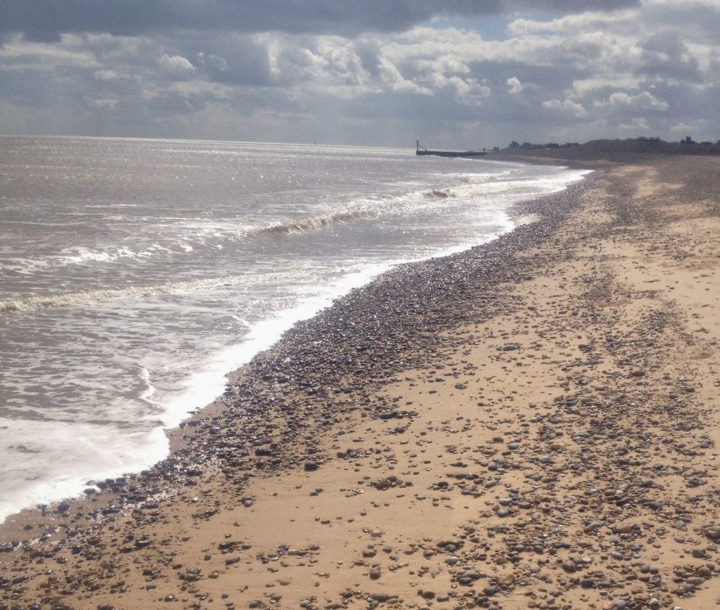 sea at Aldeburgh