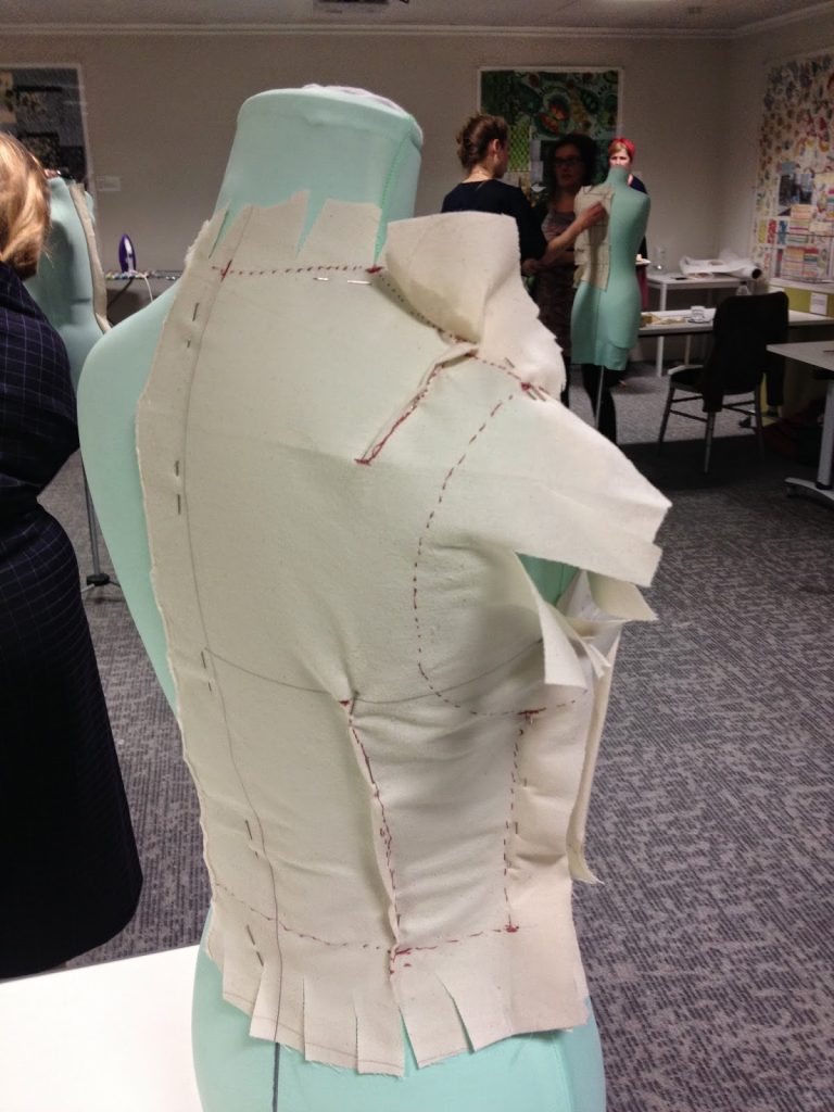 Dressmaking Workshop - pattern making on a mannequin