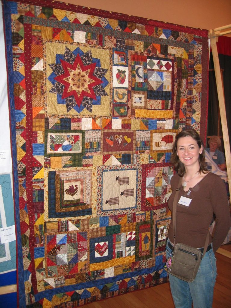 patchwork quilt made my Catherine Hill from Arnold's Attic