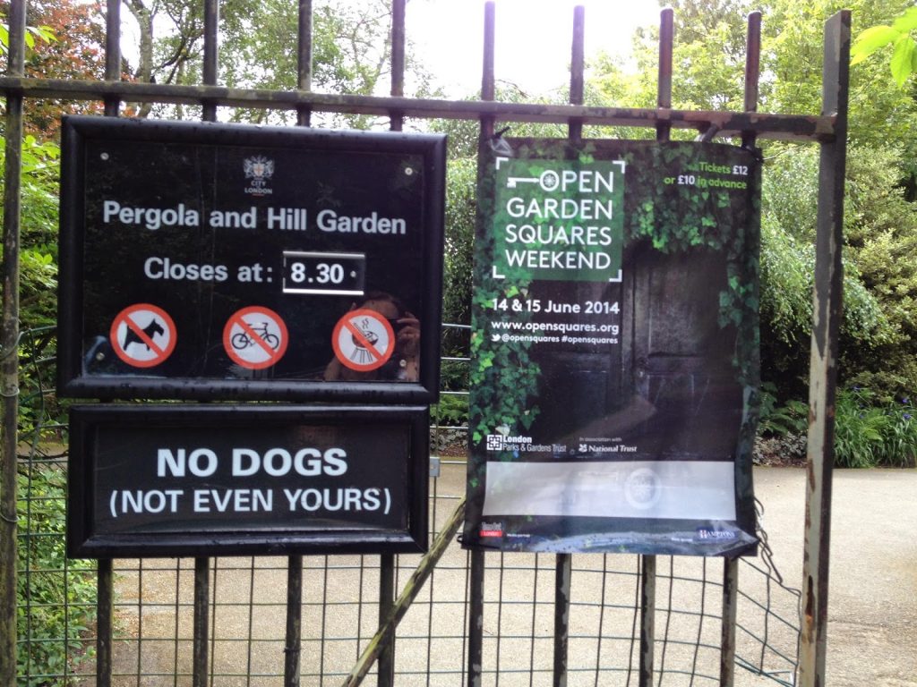 Open garden squares weekend - Pergola and Hill, Hampstead garden