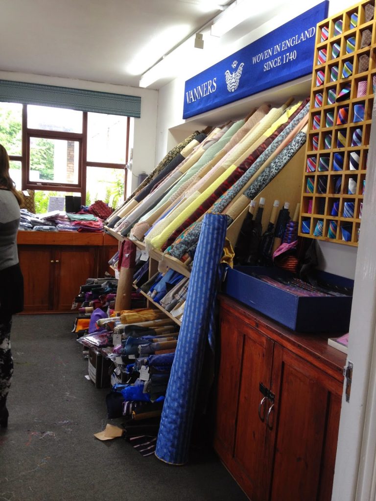 Silk Route shopping - fabrics - Vanners factory shop