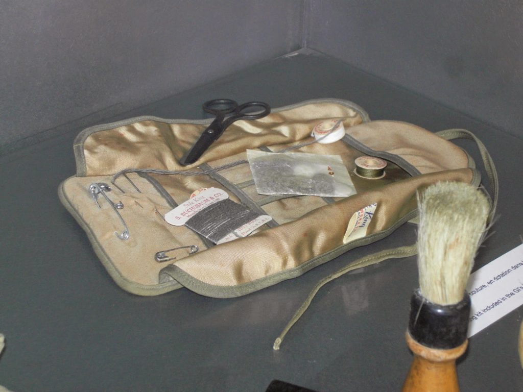 sewing kit belonging to an American G.I