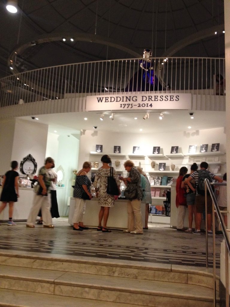 Victoria and Albert Museum wedding dress exhibition