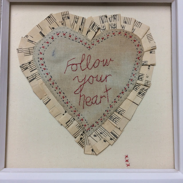 Embroidery Follow your heart picture