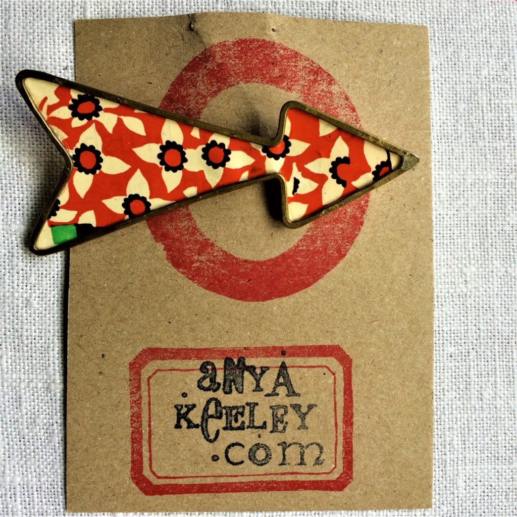 Contemporary Craft Festival - brooch by Anya Keeley