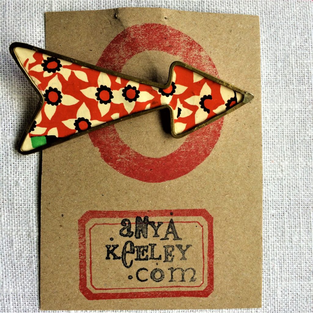 Contemporary Craft Festival - brooch by Anya Keeley