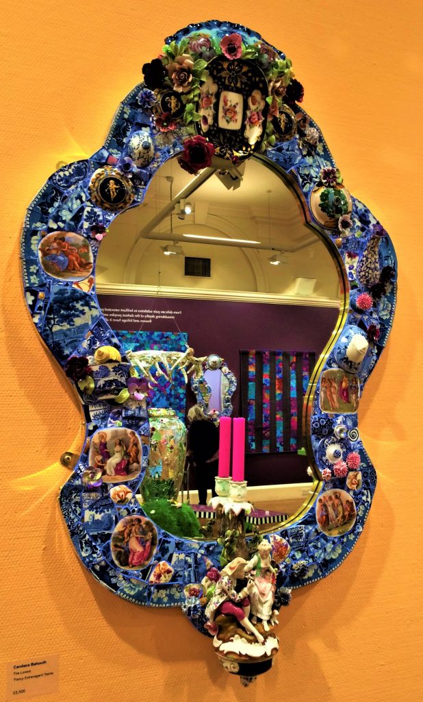 Kaffe Fassett quilts and Candace Bahouth mosaic