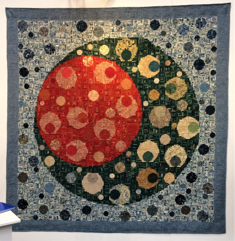 Festival of Quilts 2018 - Indigo and Sarasa; Pieces of my Life Exhibition- Shizuko Kuroha