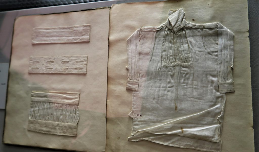 Child's Needlework Exercise Book dated 1835. Needlework Samplers. Fitzwilliam Museum, Cambridge, England.