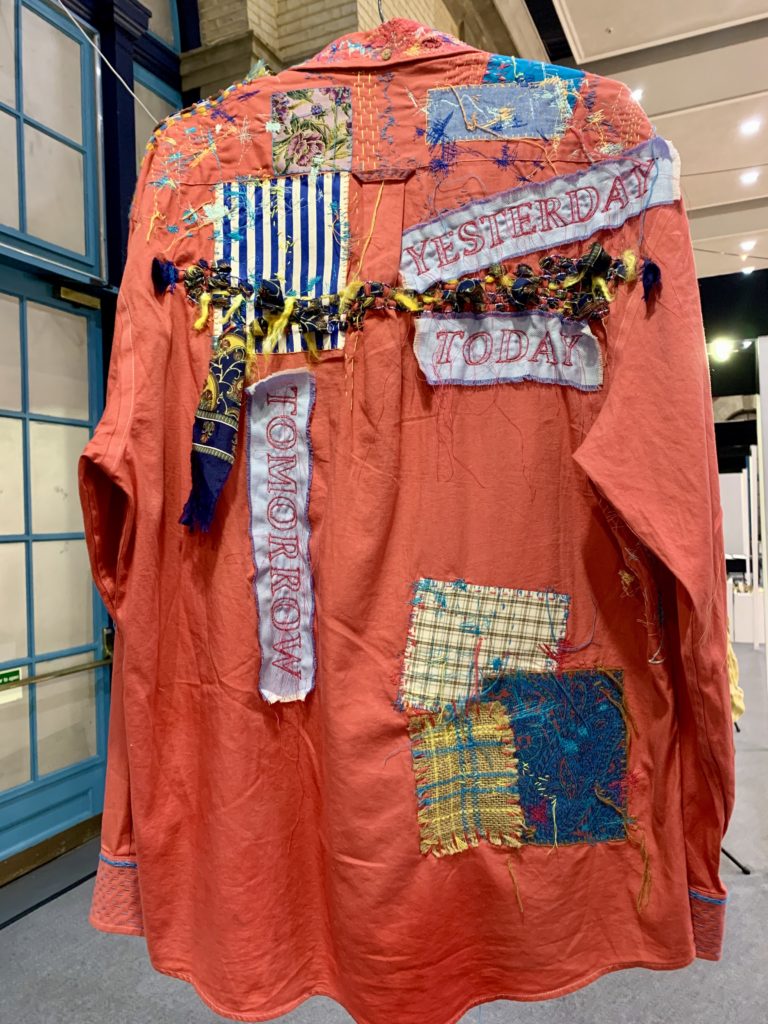 Hand embroidered garment 
