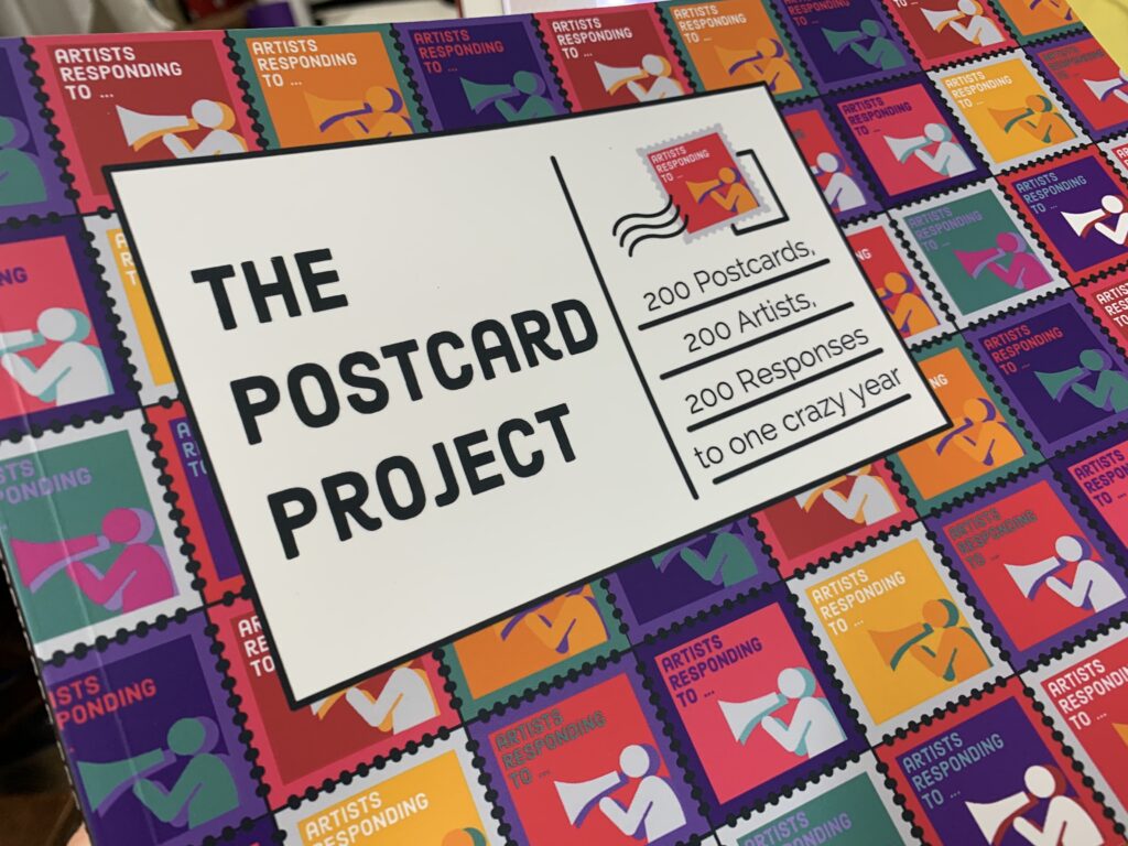 'Artists Responding To' Postcard Project Book