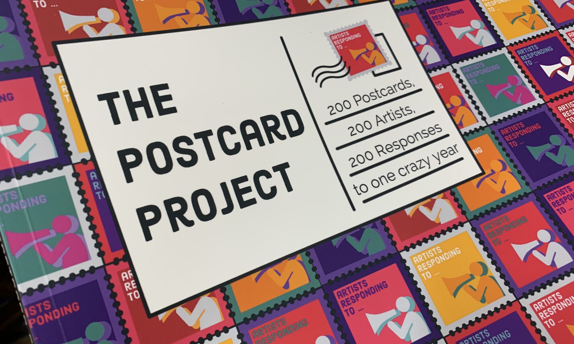 'Artists Responding To' Postcard Project Book