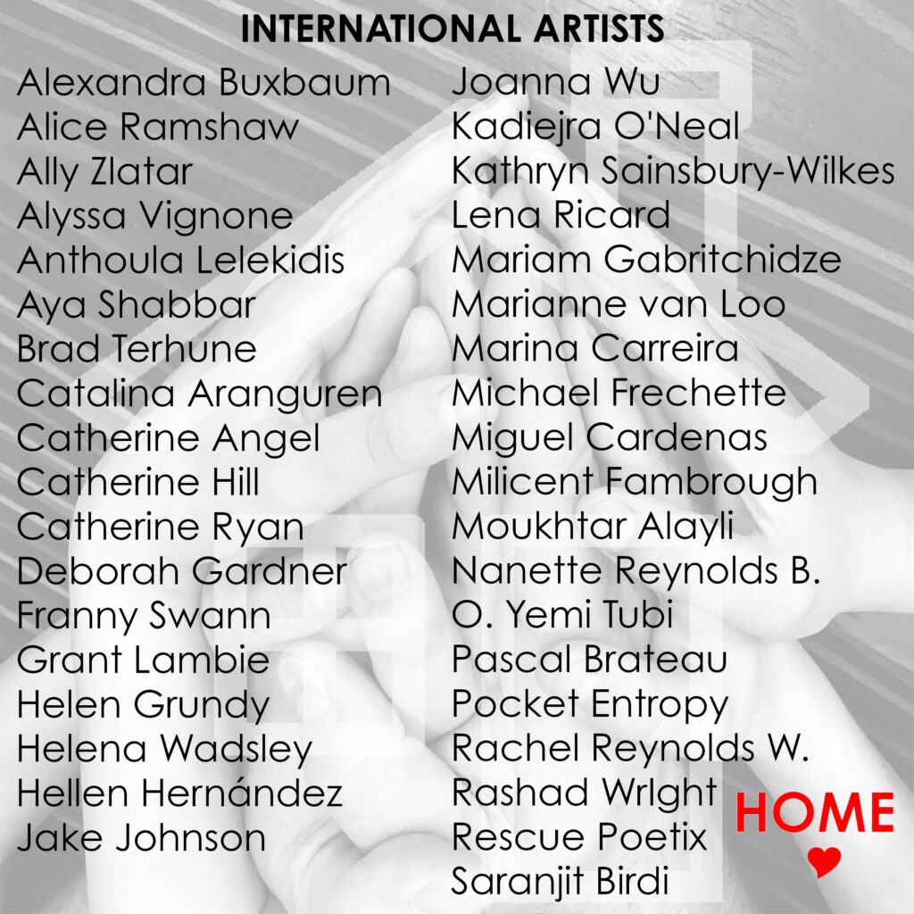 Walk Bye Home Exhibition exhibiting artists