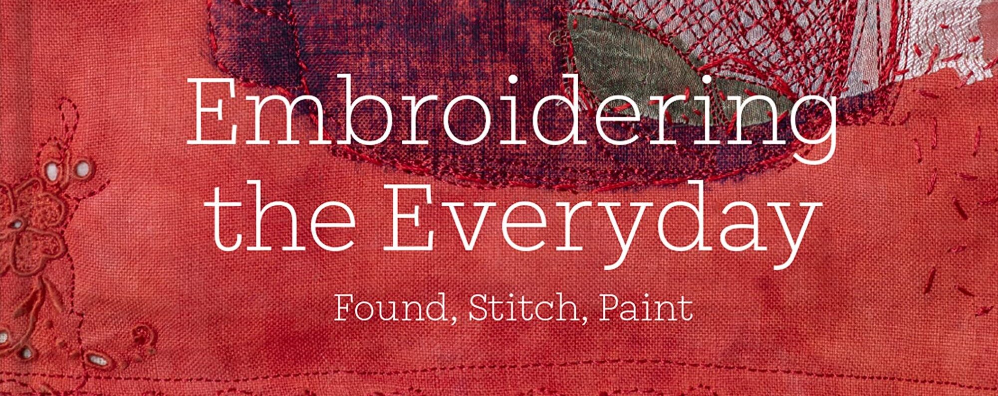 Embroidering the Everyday book cover - wording