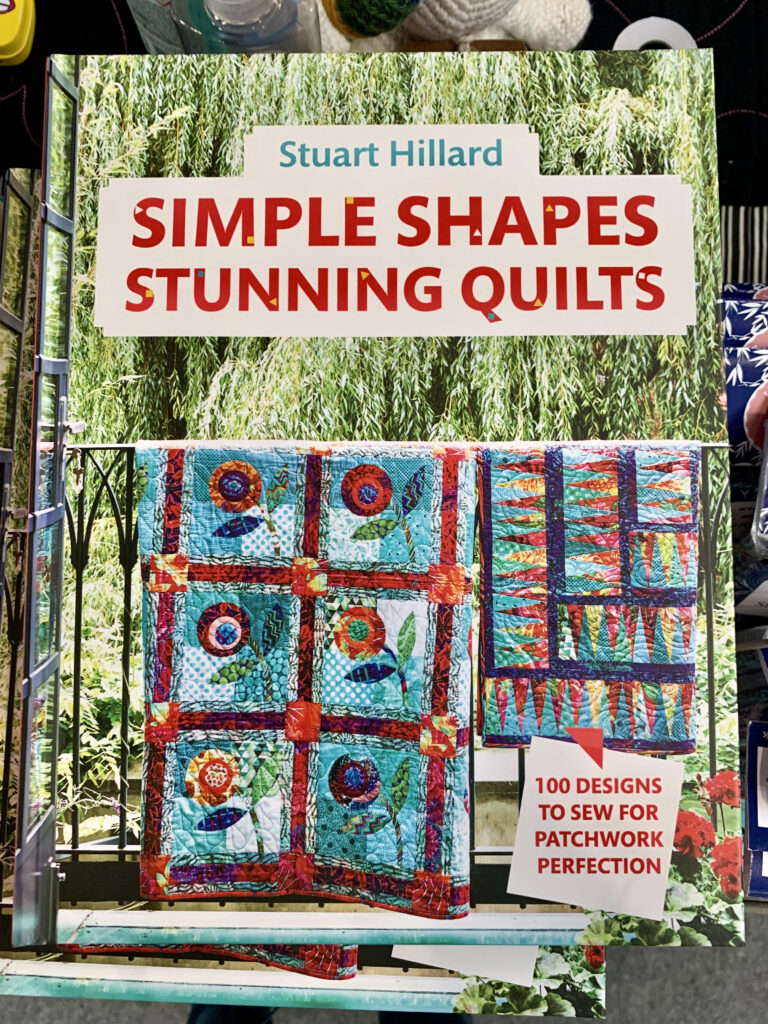 Simple Shapes Stunning Quilts book with multicoloured patchwork quilts on the cover
