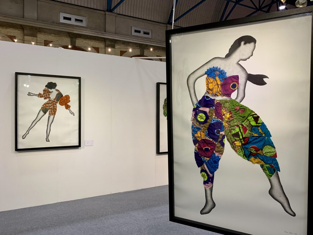 Fabric Collage figurative artwork by Onome Otite