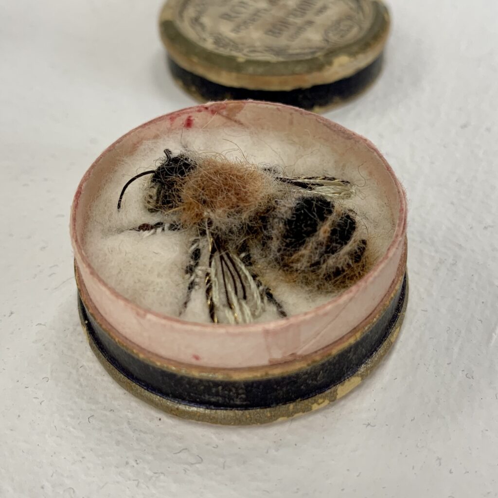 Handmade needle felted bee 