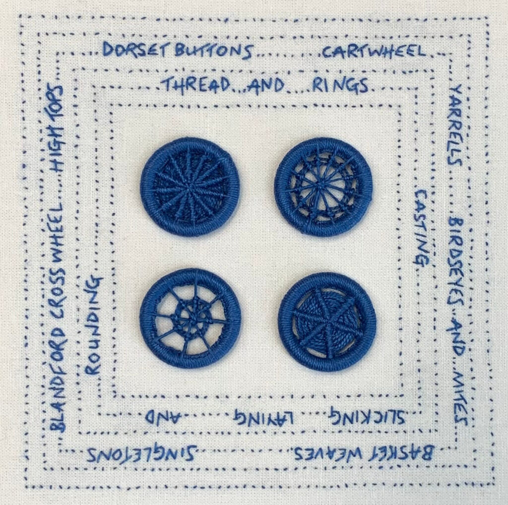 Dorset Button Study 3 in Royal Blue