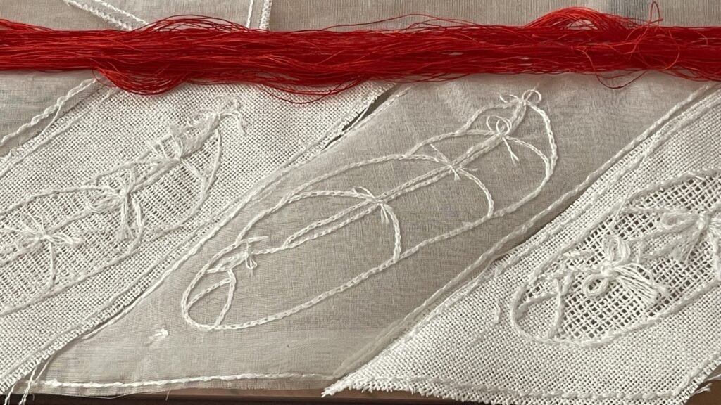 My piece of white embroidery