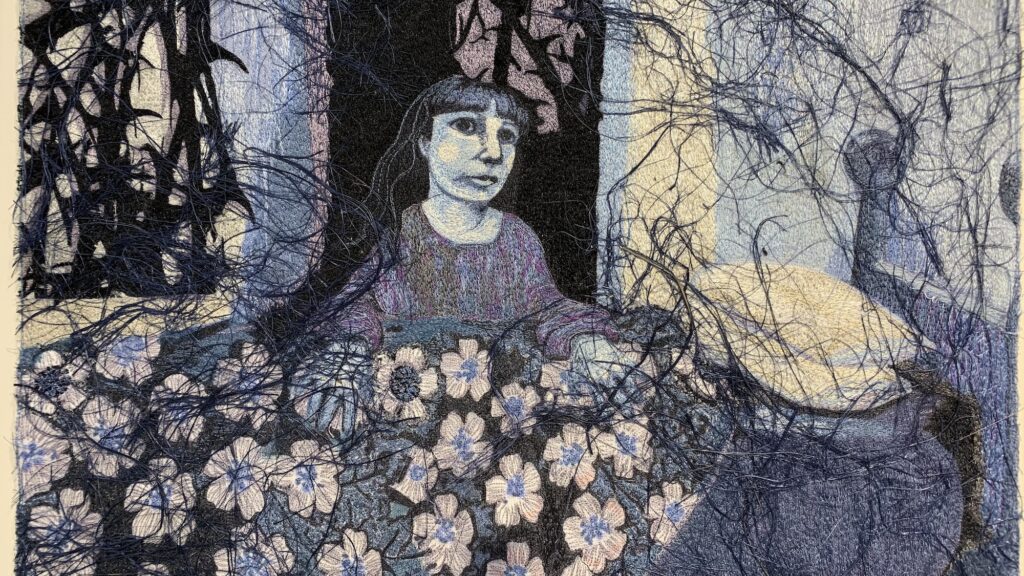 Hand & Machine embroidered artwork