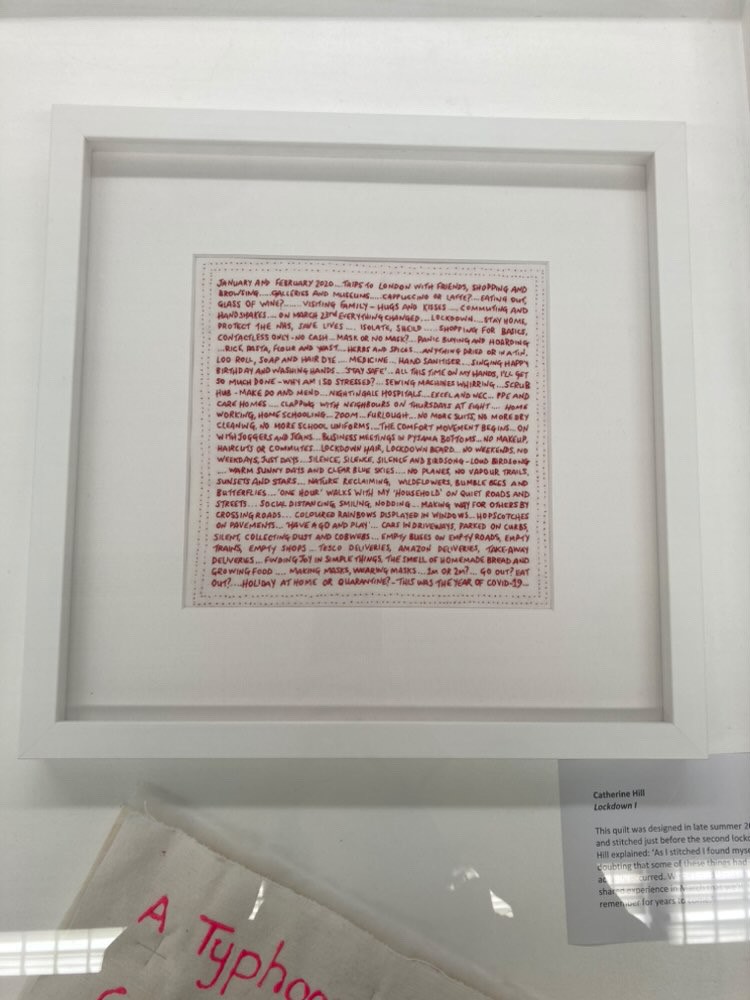 Covid 19 at the Huddersfield Art Gallery
