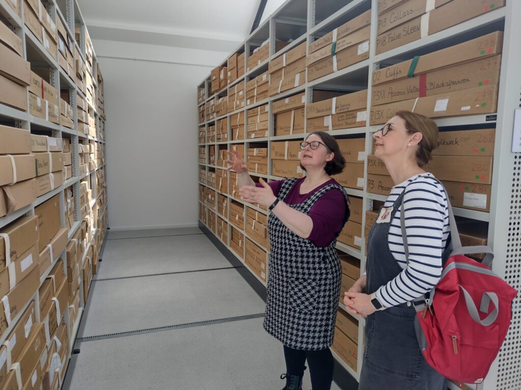 Rachel Terry the Collections Officer gave me a guided tour of the Gawthorpe Textile Collection.