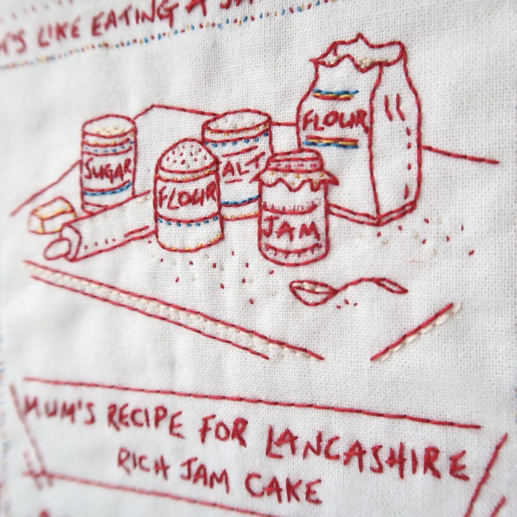Lancashire Rich Jam Cake - part of the Ilkley Arts Open Exhibition 2025