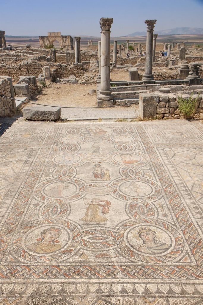 Ancient Roman city of Volubilis. Image by CarlOttersen - Own work, CC BY-SA 4.0,  https://commons.wikimedia.org/w/index.php?curid=72699817